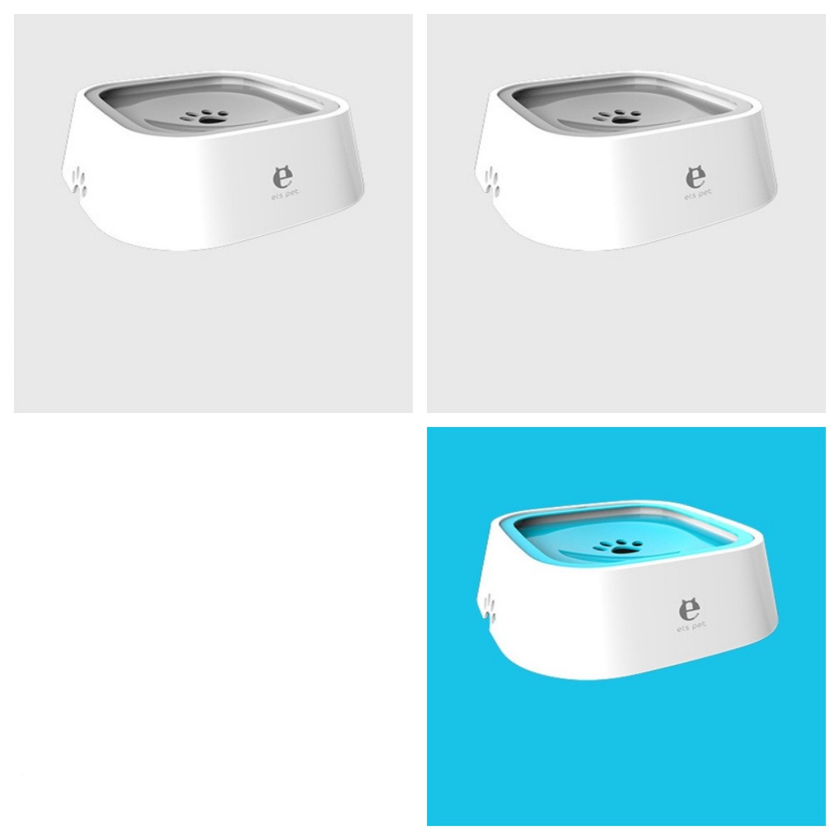 1.5L Anti-Overflow Floating Pet Water Bowl: No Mess, No Wet Beard