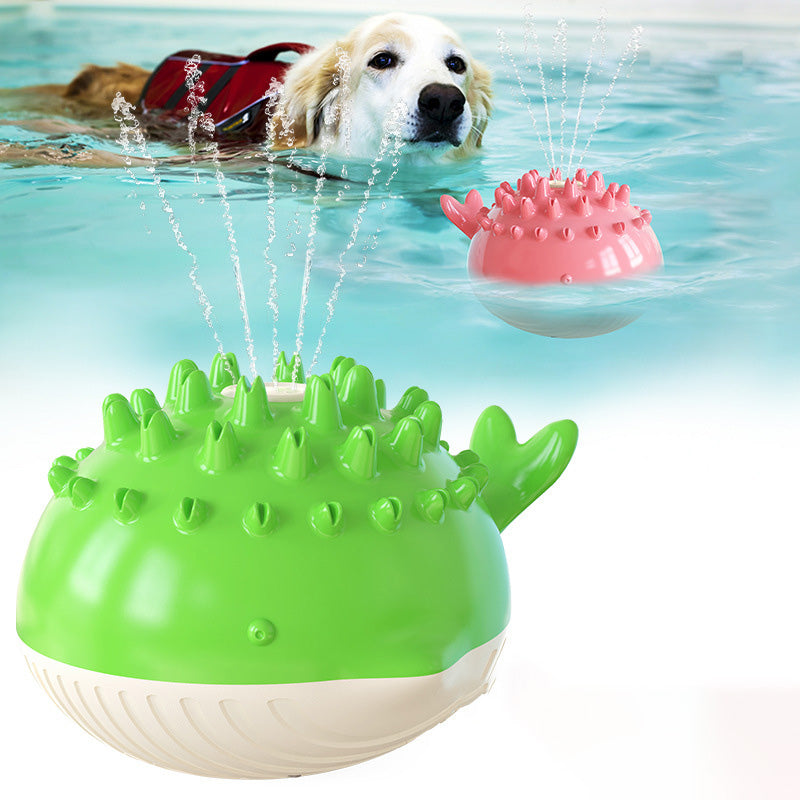 Electric Floating Water Spray Dog Toy: Smart Interactive Bathing Toy