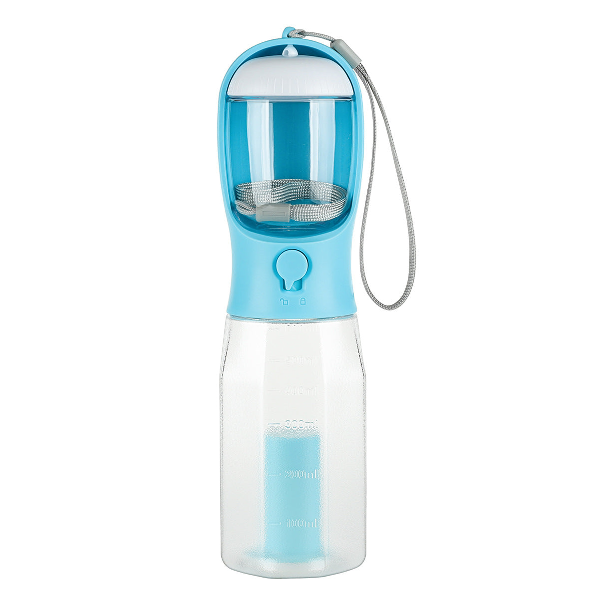 Ultimate 3-in-1 Portable Pet Travel Bottle – Water, Food & Poop Bags in One! 🐾