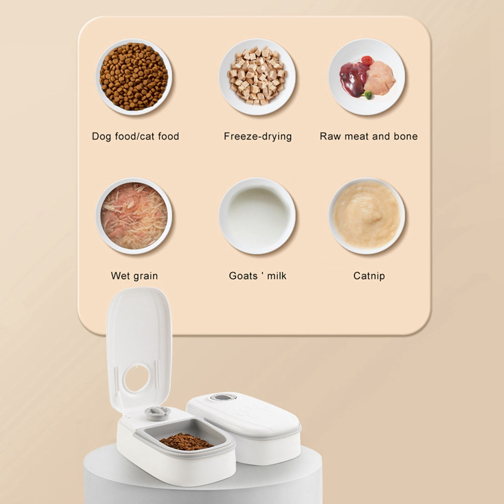 Automatic Pet Feeder: Scheduled Feeding for Cats & Dogs
