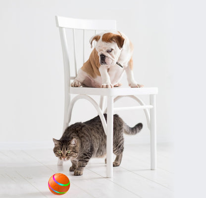 Smart Wicked Ball Toy: Intelligent Self-Rotating Ball for Cats