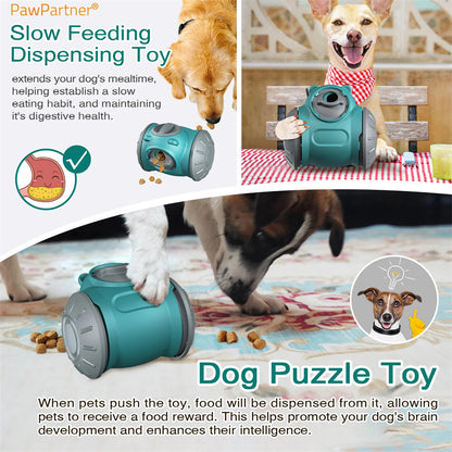 Interactive Dog Tumbler Toy: IQ-Boosting Slow Feeder for Dogs & Cats