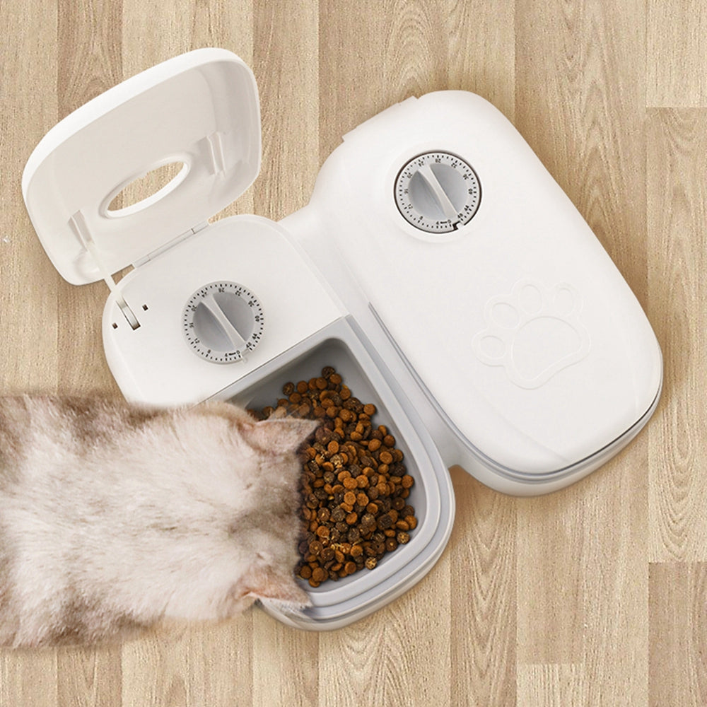 Automatic Pet Feeder: Scheduled Feeding for Cats & Dogs