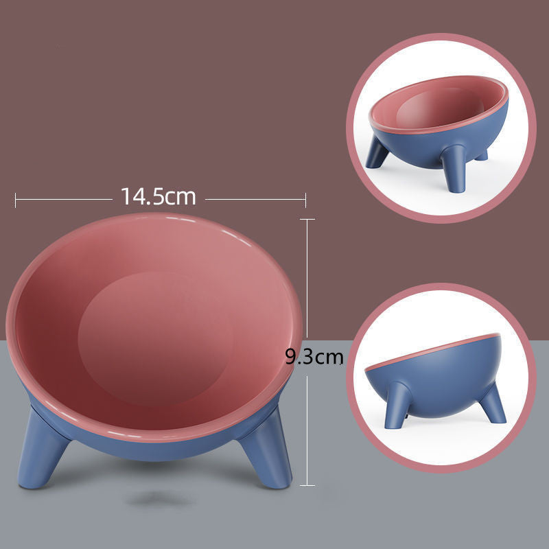 Modern Nordic Elevated Pet Bowl – Comfortable Dining for Dogs, Cats & Bunnies