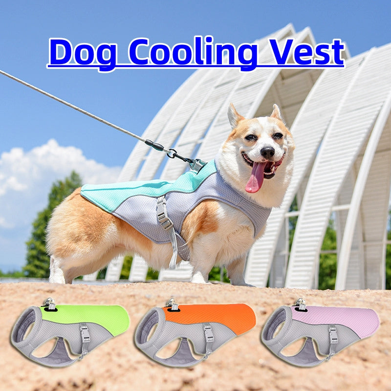 Sun-Proof Cooling Dog Vest - Breathable Outdoor Walking Apparel