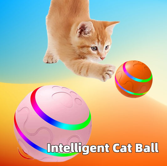 Smart Wicked Ball Toy: Intelligent Self-Rotating Ball for Cats