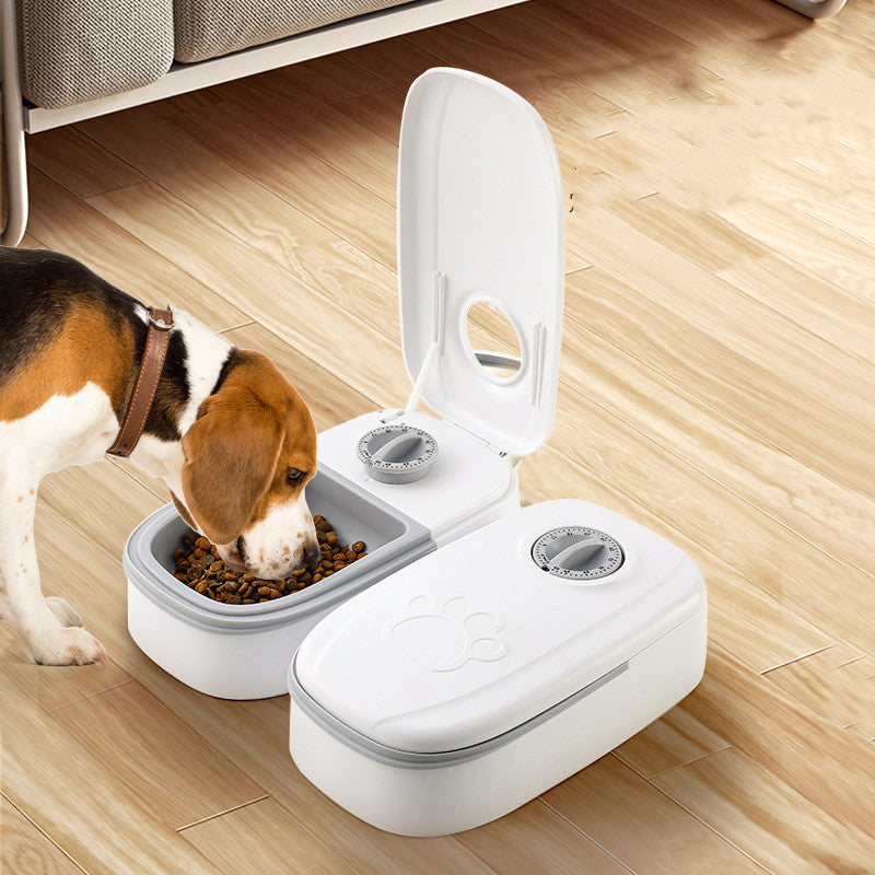 Automatic Pet Feeder: Scheduled Feeding for Cats & Dogs